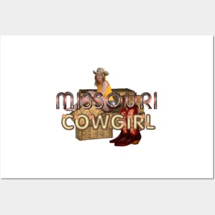 Missouri Cowgirl Posters and Art